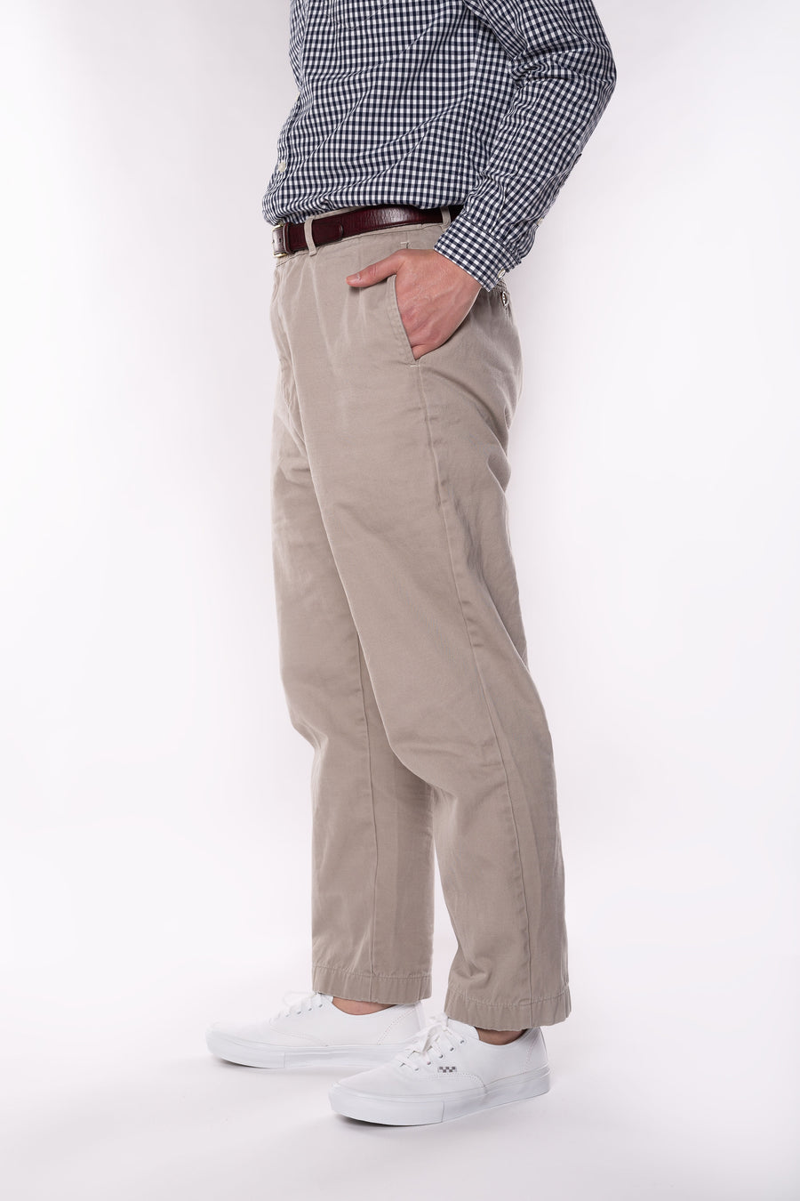 Cotton Twill Khaki Chinos